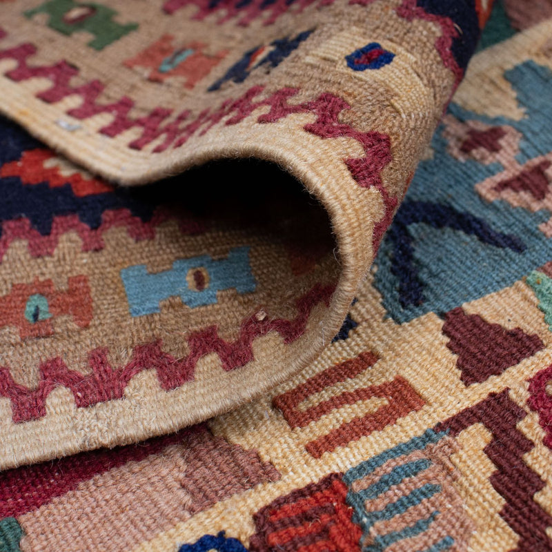 Alfombra Kelim - Oriental - 158 x 108 cm - marrón claro