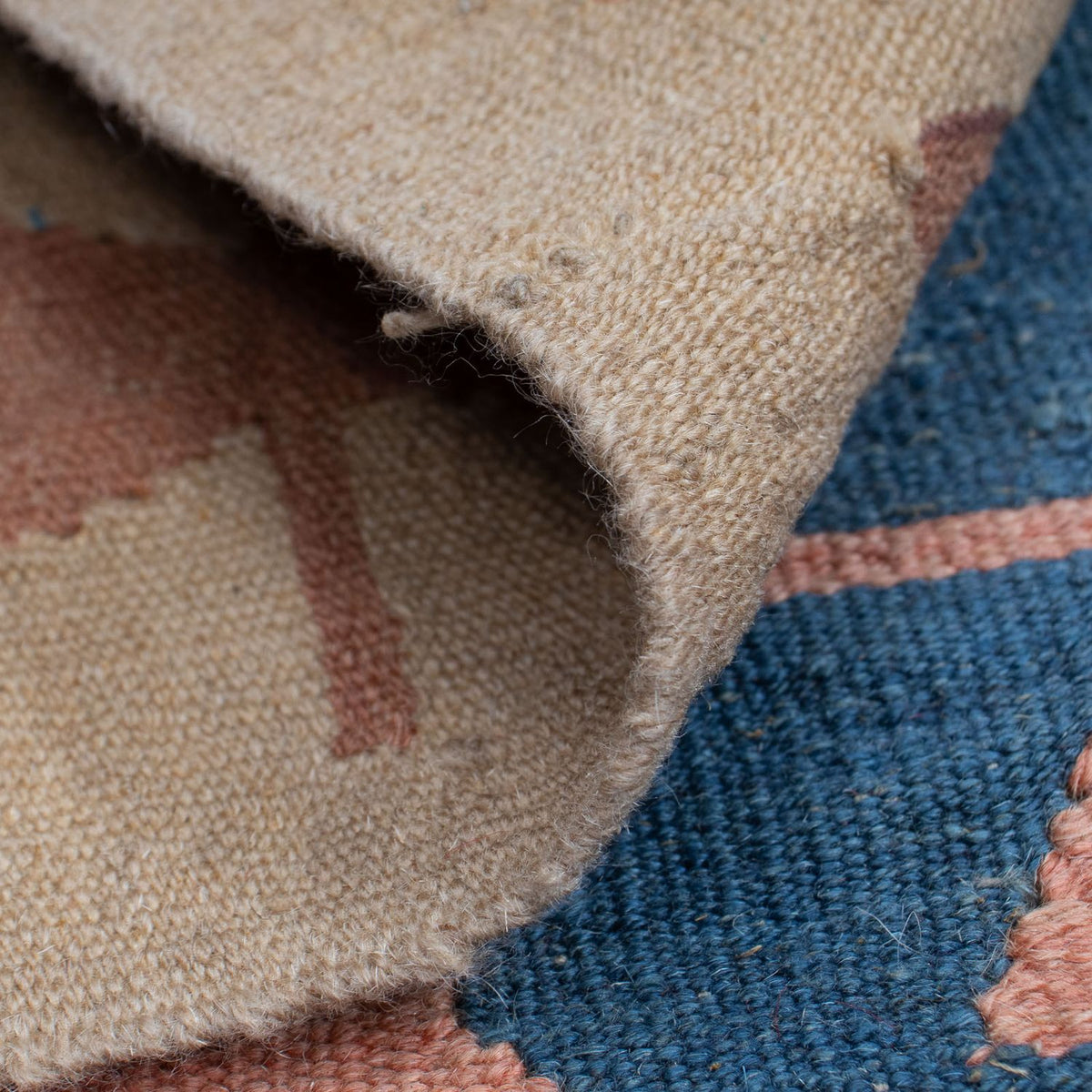 Alfombra Kelim - Oriental - 160 x 115 cm - azul