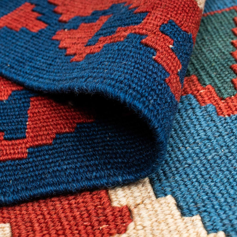 Alfombra Kelim - Oriental - 208 x 160 cm - rojo