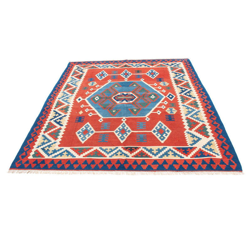Alfombra Kelim - Oriental - 208 x 160 cm - rojo