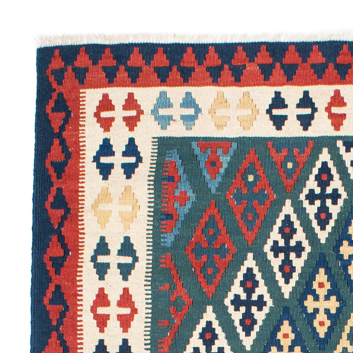 Alfombra Kelim - Oriental - 193 x 131 cm - azul