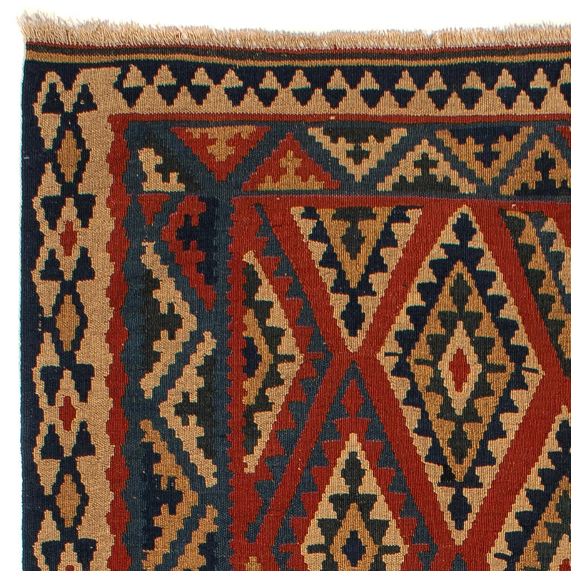 Alfombra Kelim - Oriental - 213 x 165 cm - rojo oscuro