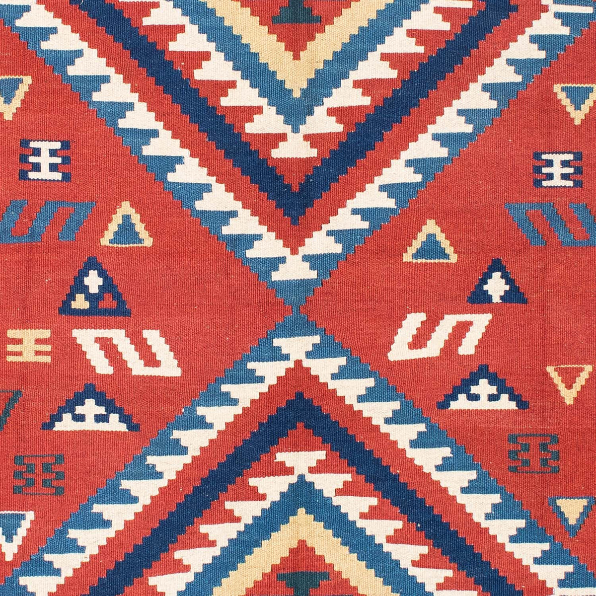 Alfombra Kelim - Oriental - 213 x 160 cm - rojo