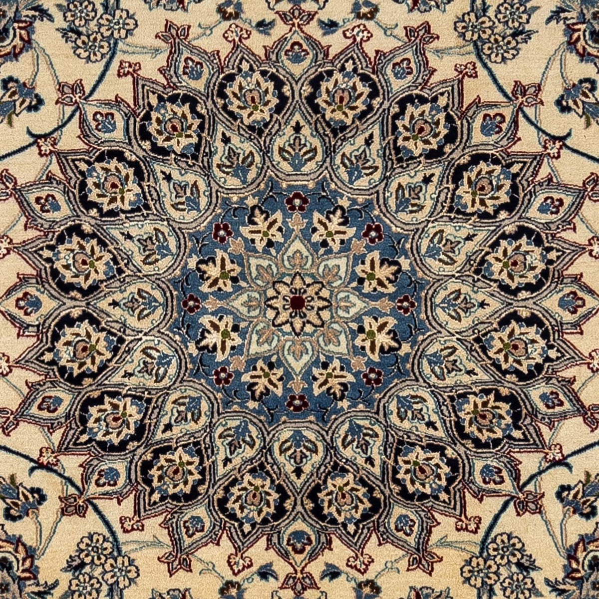 Alfombra Persa - Nain - Real - 353 x 252 cm - beige oscuro