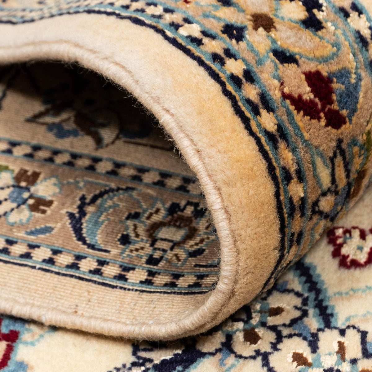 Alfombra Persa - Nain - Real - 353 x 252 cm - beige oscuro