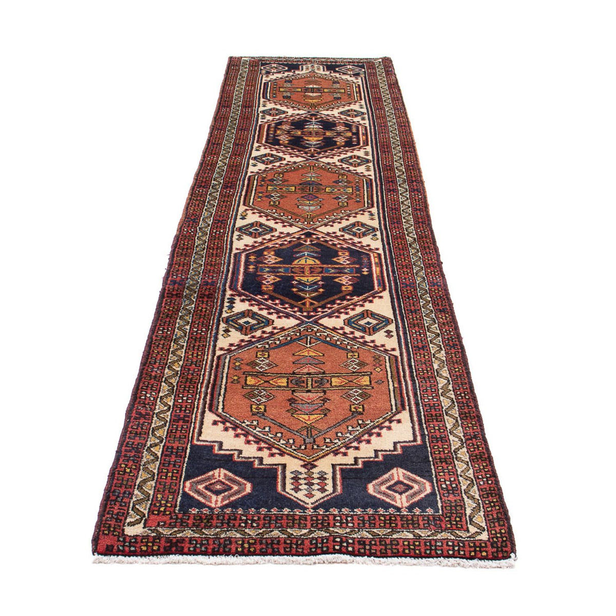 Alfombra de pasillo Alfombra persa - Nómada - 292 x 73 cm - beige