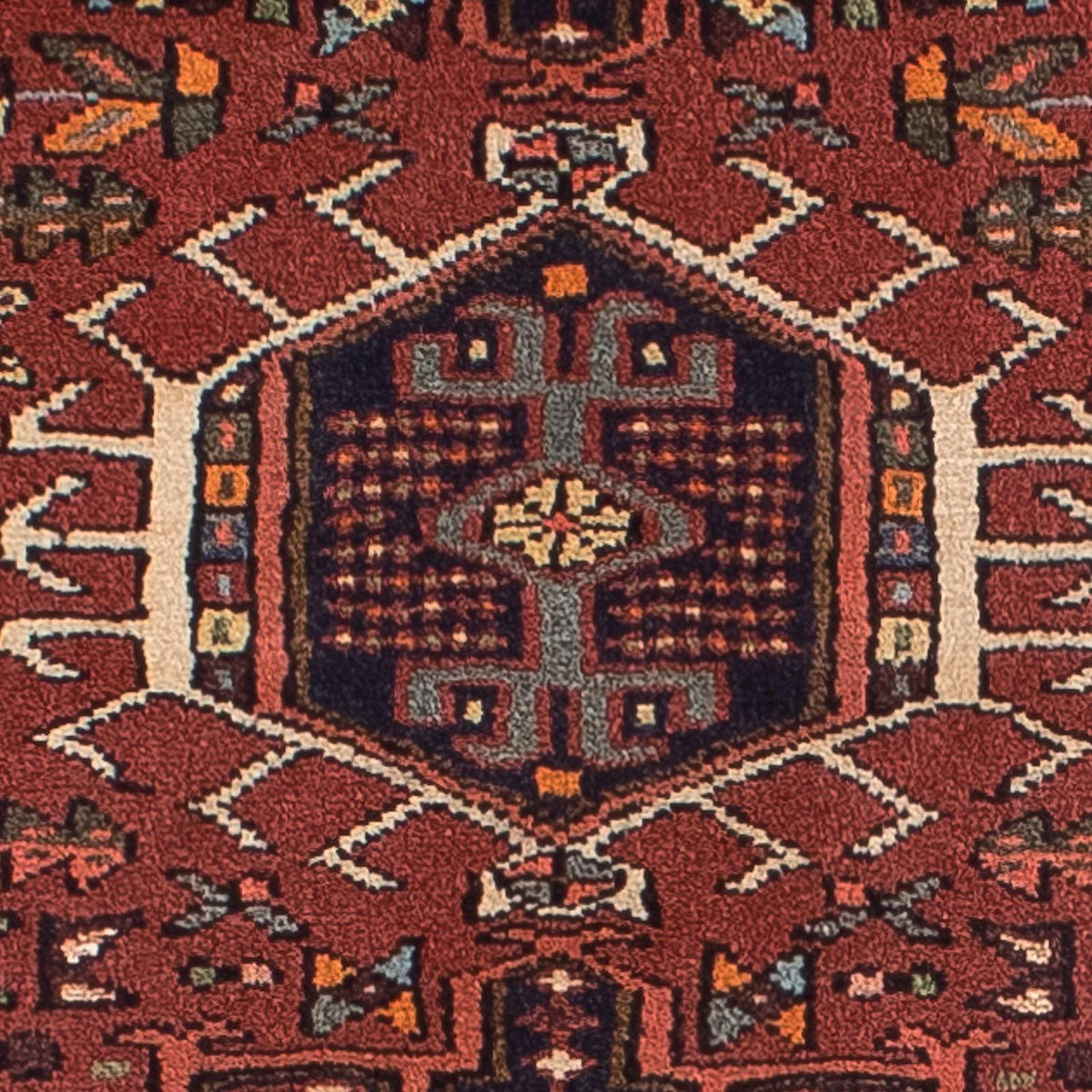 Alfombra de pasillo Alfombra persa - Nómada - 297 x 79 cm - rojo oscuro