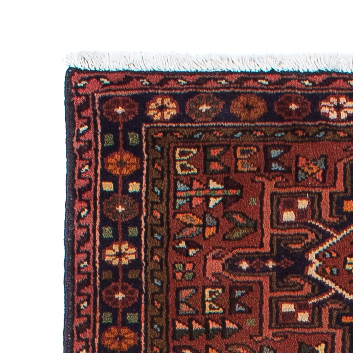Alfombra de pasillo Alfombra persa - Nómada - 297 x 79 cm - rojo oscuro