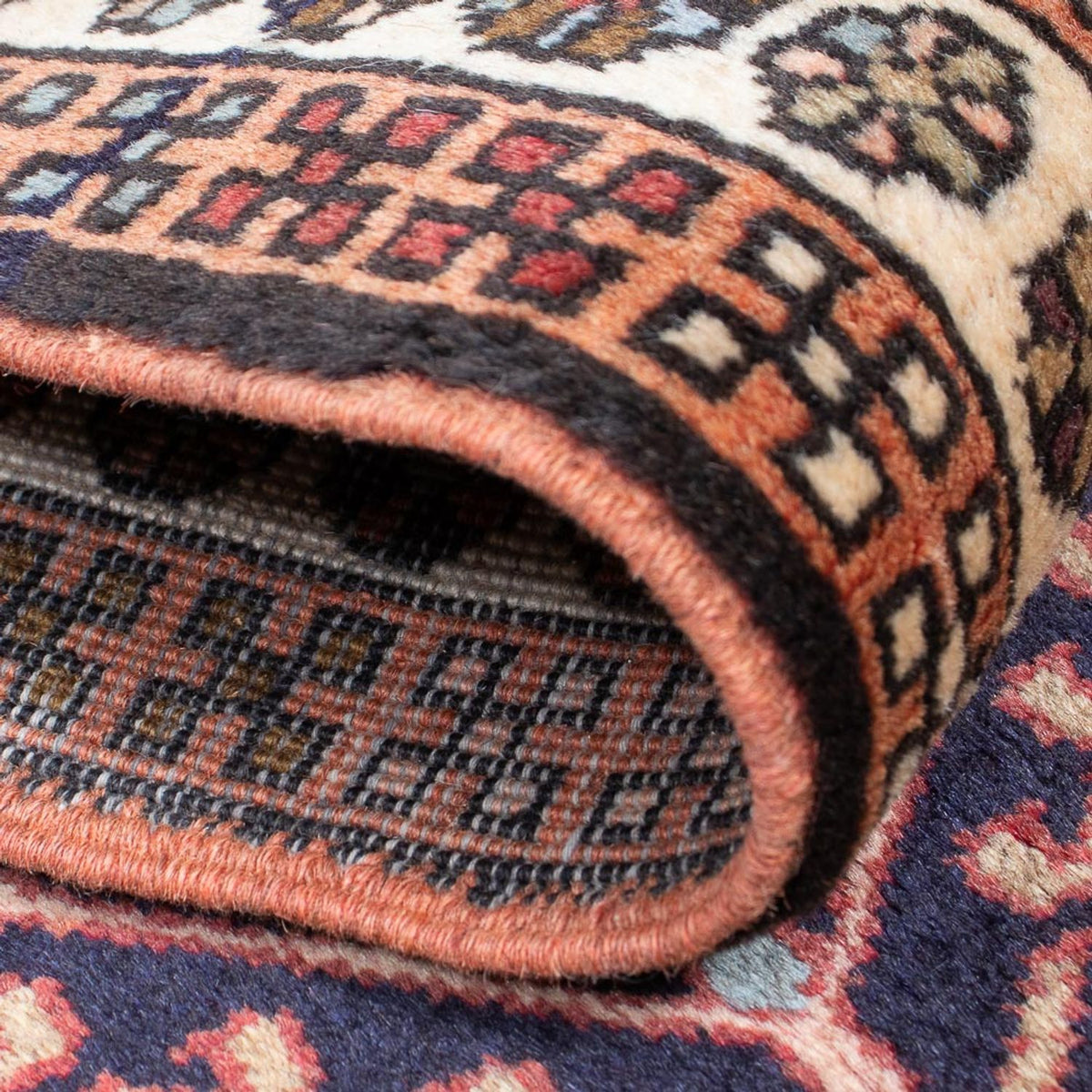 Alfombra de pasillo Alfombra persa - Nómada - 296 x 72 cm - beige
