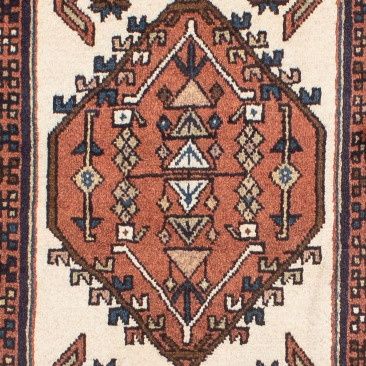 Alfombra de pasillo Alfombra persa - Nómada - 276 x 69 cm - beige