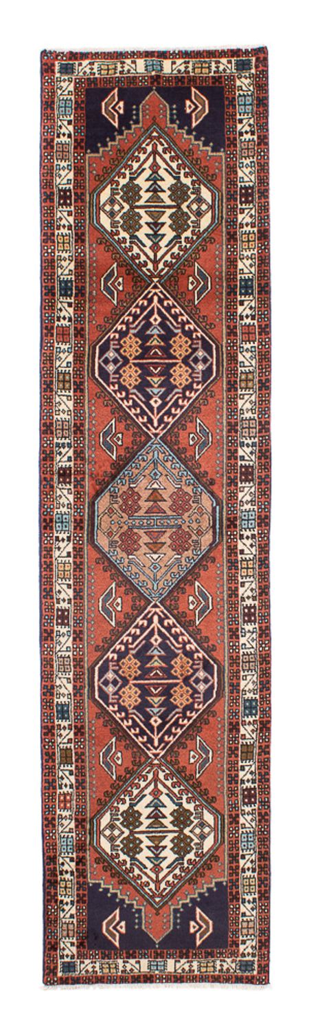 Alfombra de pasillo Alfombra persa - Nómada - 282 x 68 cm - óxido