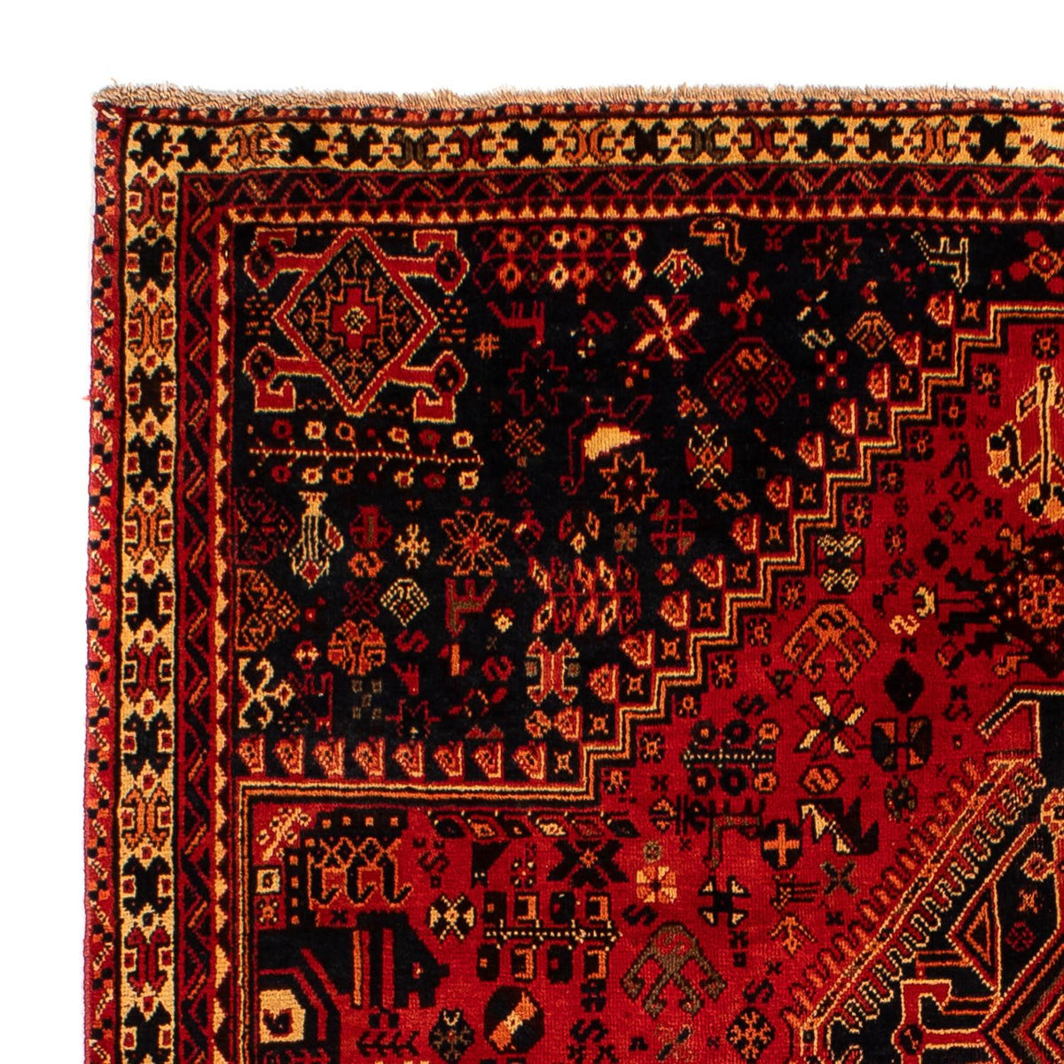 Alfombra persa - Nómada - 289 x 199 cm - rojo oscuro