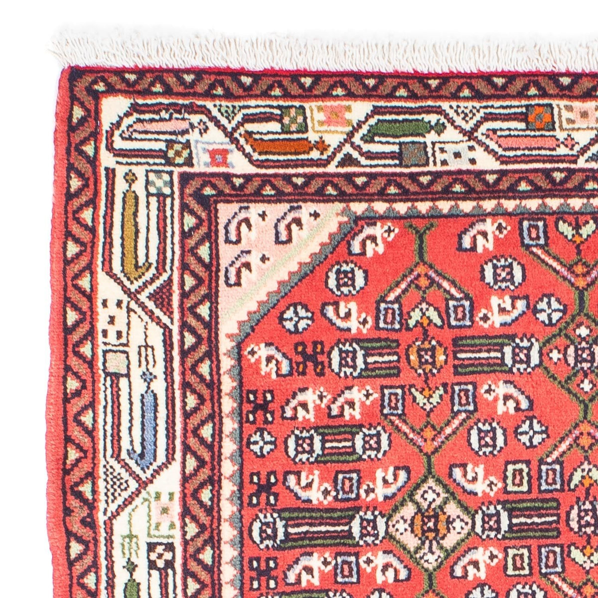 Alfombra persa - Nómada - 148 x 102 cm - rojo