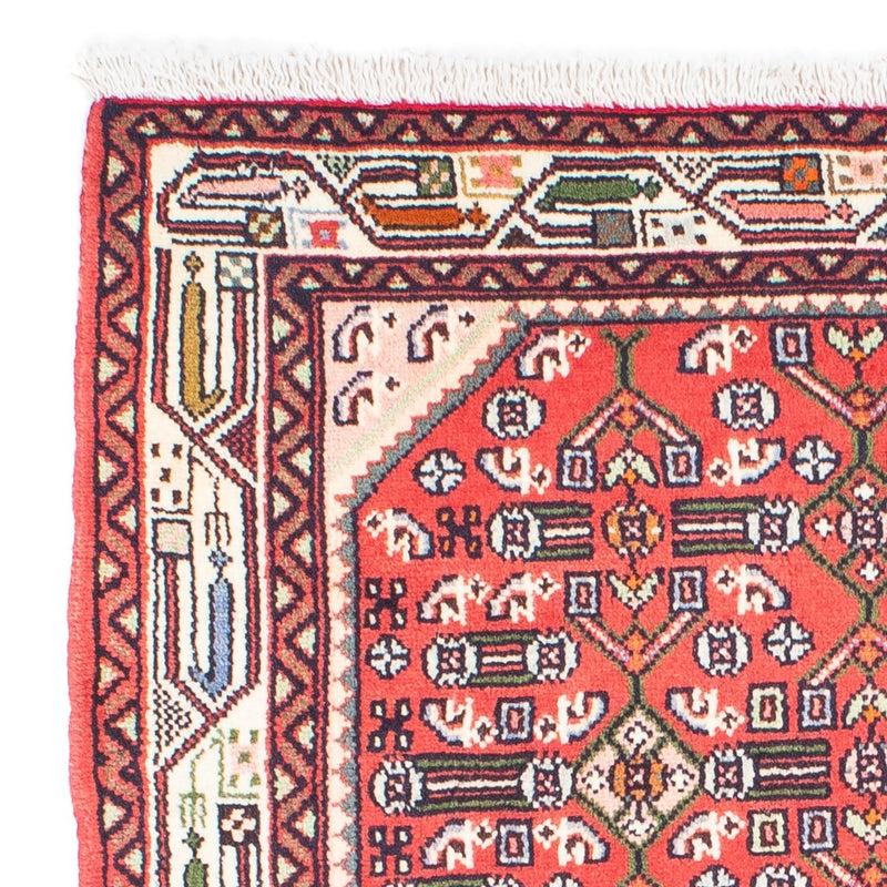 Alfombra persa - Nómada - 148 x 102 cm - rojo