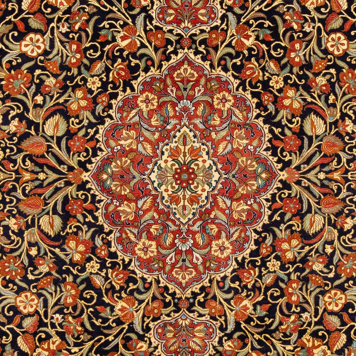 Alfombra persa - Ghom - 305 x 212 cm - multicolor