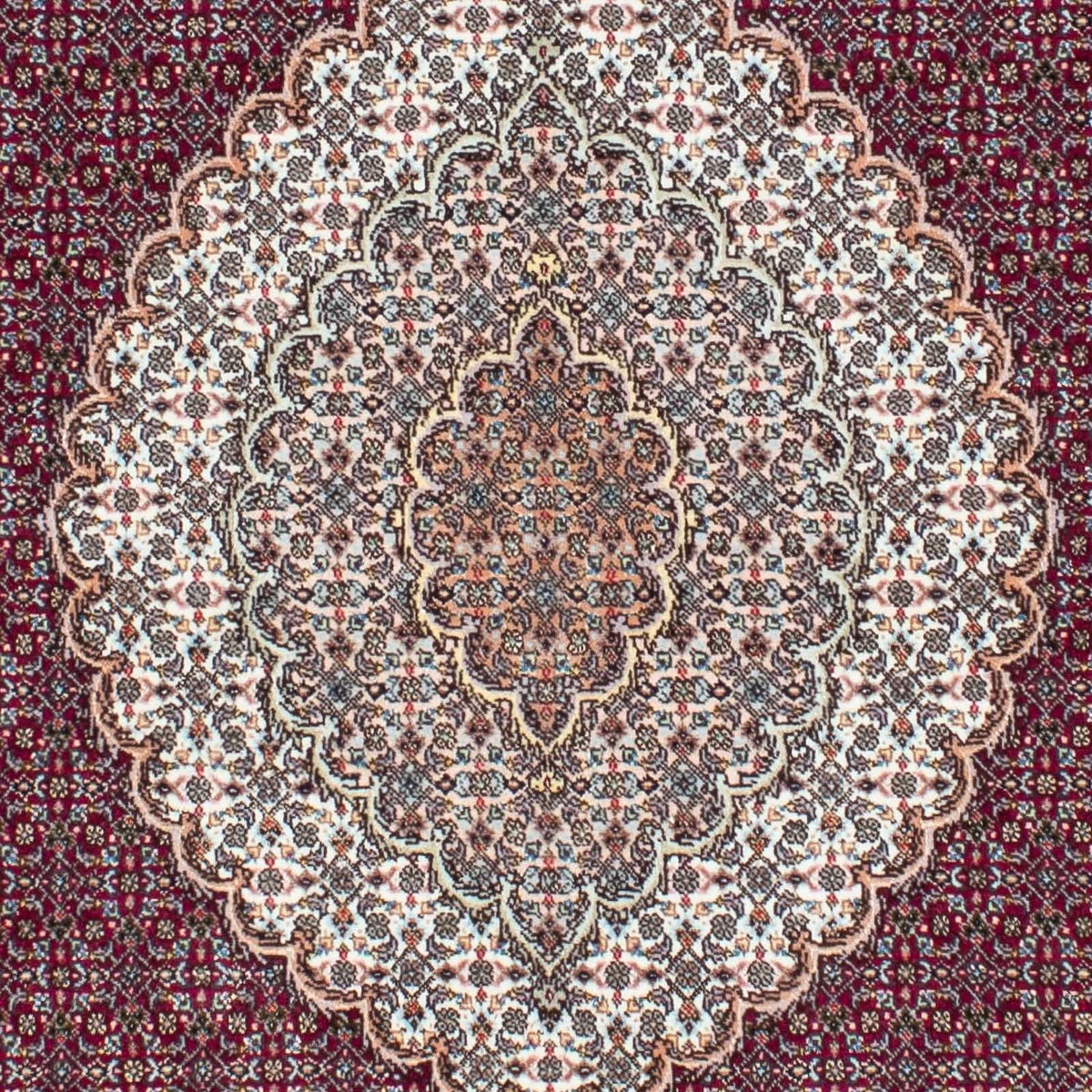 Alfombra persa - Tabriz - 208 x 150 cm - rojo oscuro