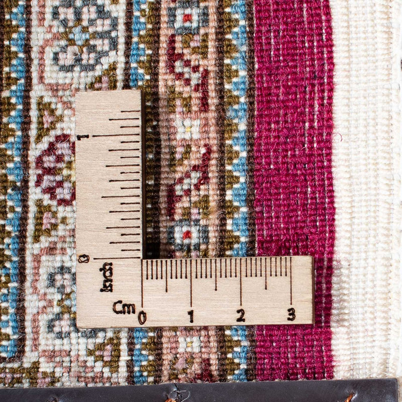 Alfombra persa - Tabriz - 208 x 150 cm - rojo oscuro