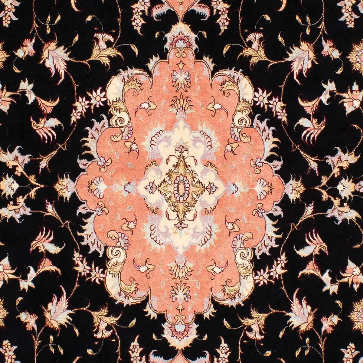 Alfombra Persa - Tabriz - Real - 238 x 170 cm - azul oscuro
