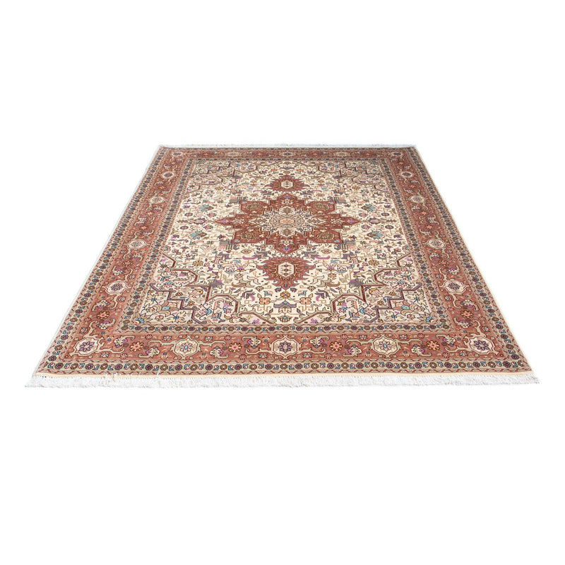 Alfombra Persa - Tabriz - Real - 205 x 150 cm - beige