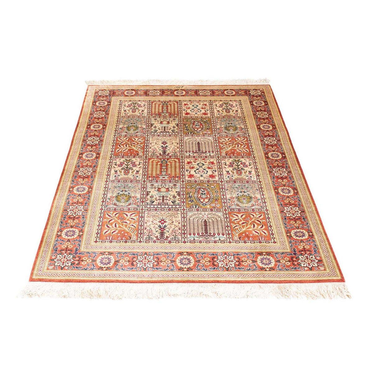 Alfombra persa - Ghom - 150 x 100 cm - multicolor