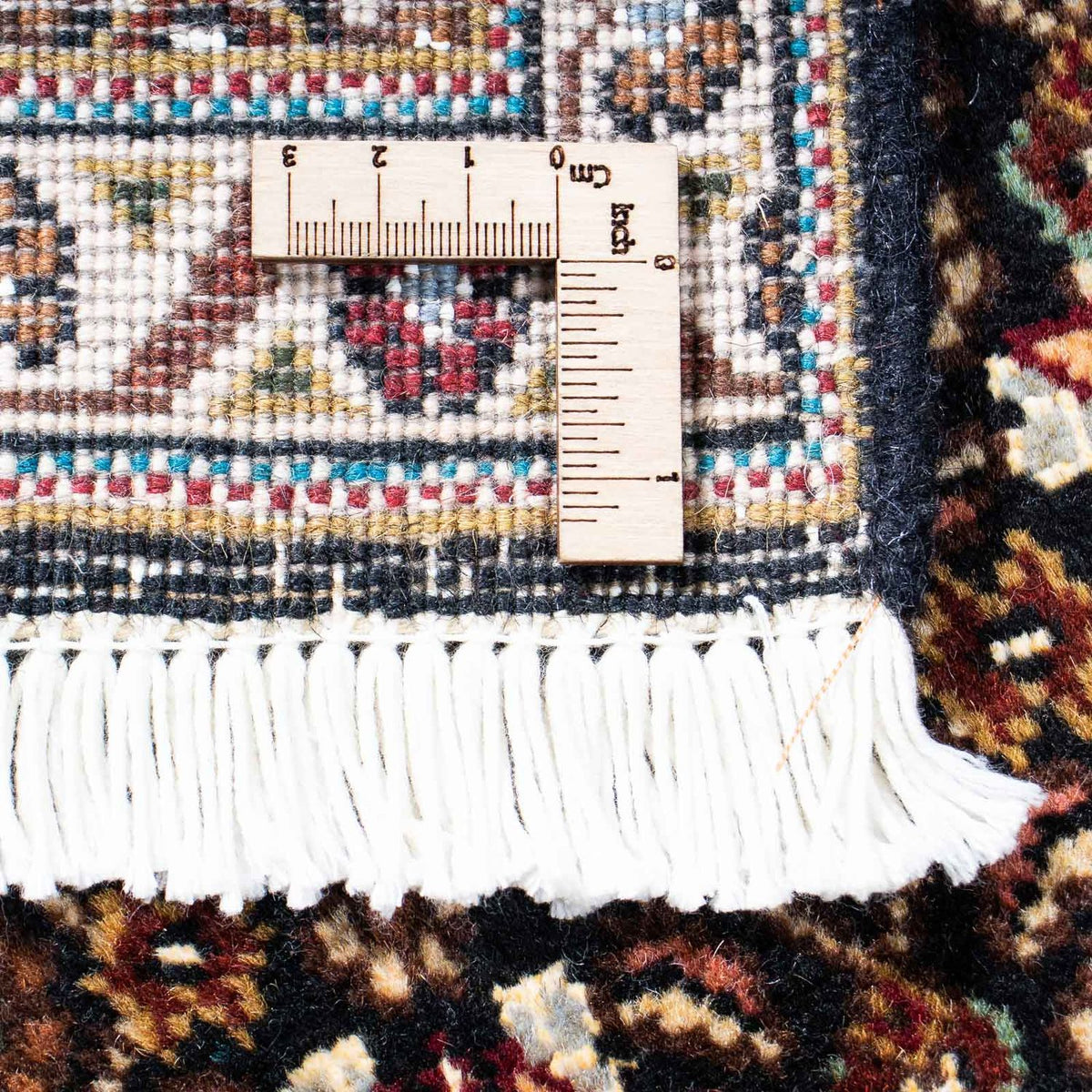 Alfombra de pasillo Alfombra persa - Tabriz - 204 x 74 cm - azul oscuro