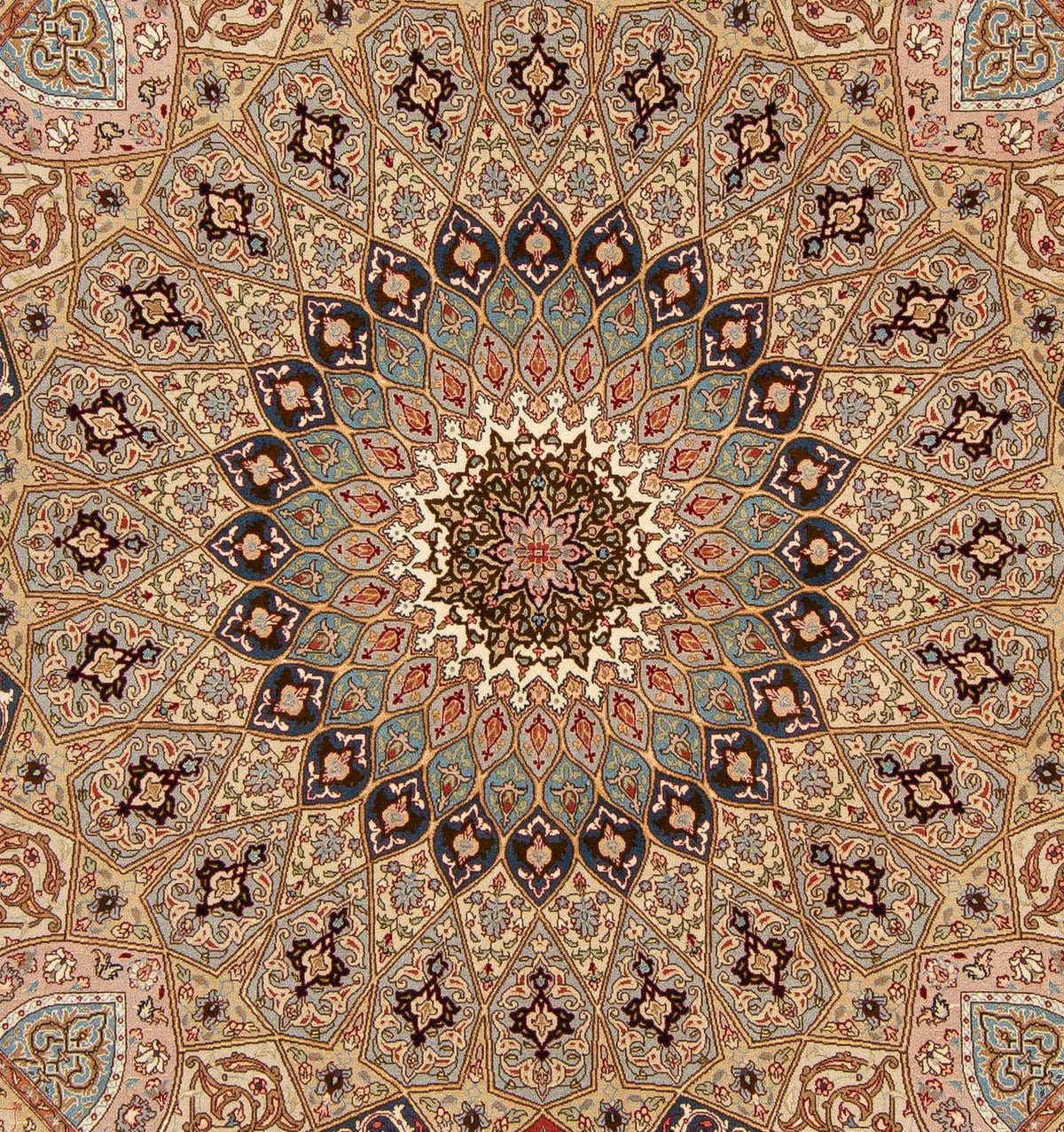 Alfombra Persa - Tabriz - Real cuadrado - 206 x 204 cm - multicolor