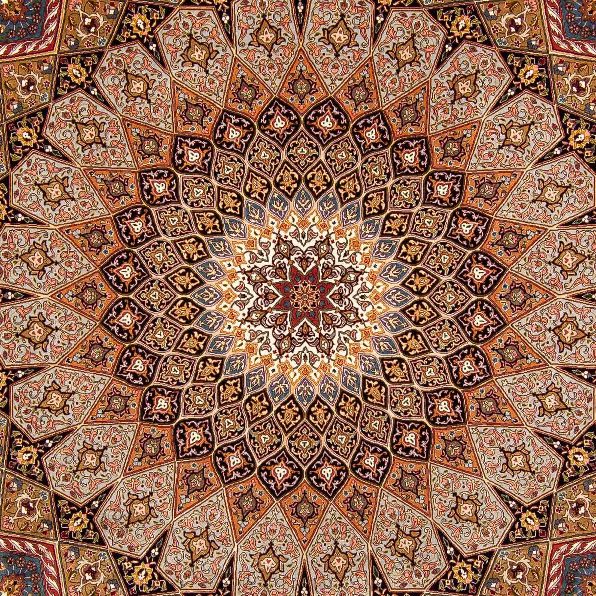 Alfombra Persa - Tabriz - Real - 403 x 300 cm - multicolor