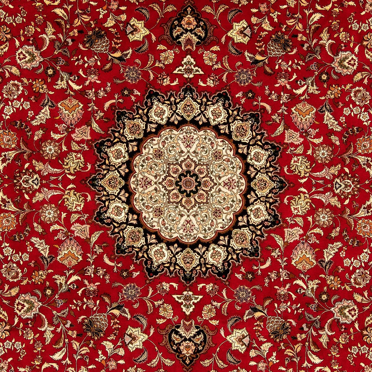 Alfombra Persa - Tabriz - Real - 356 x 253 cm - rojo