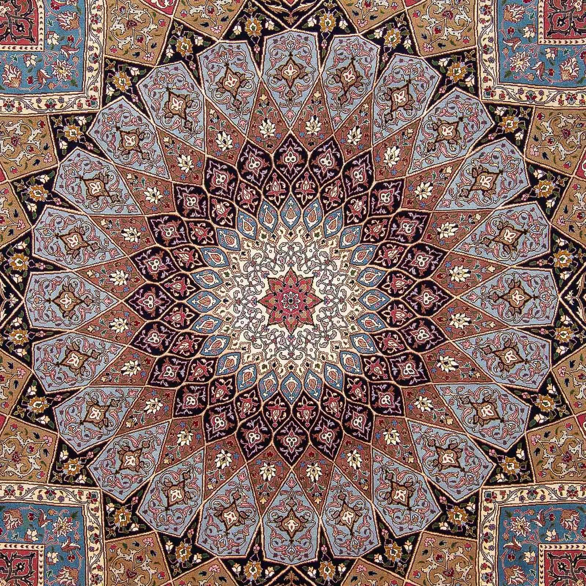 Alfombra Persa - Tabriz - Real - 303 x 256 cm - multicolor