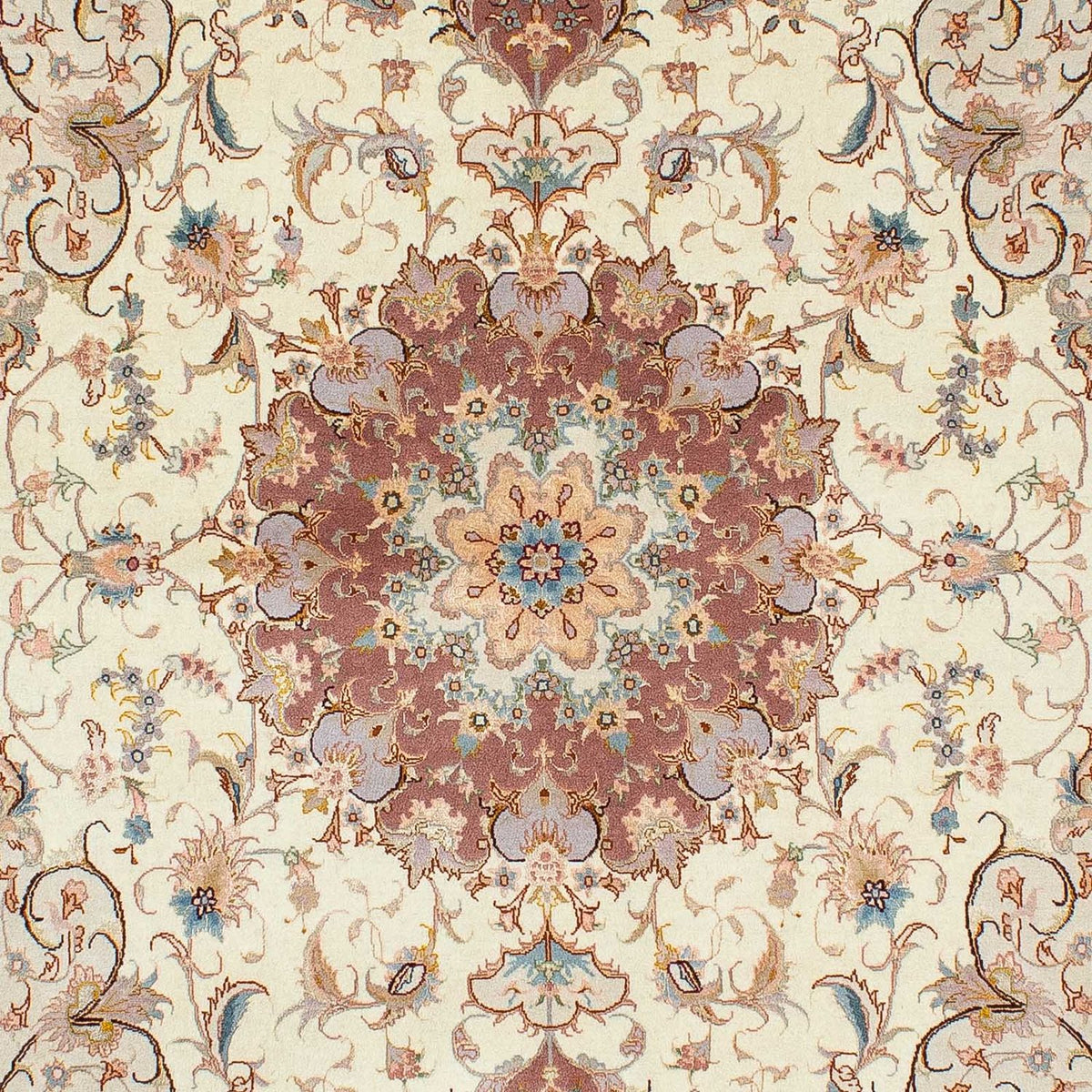 Alfombra Persa - Tabriz - Real - 213 x 149 cm - beige