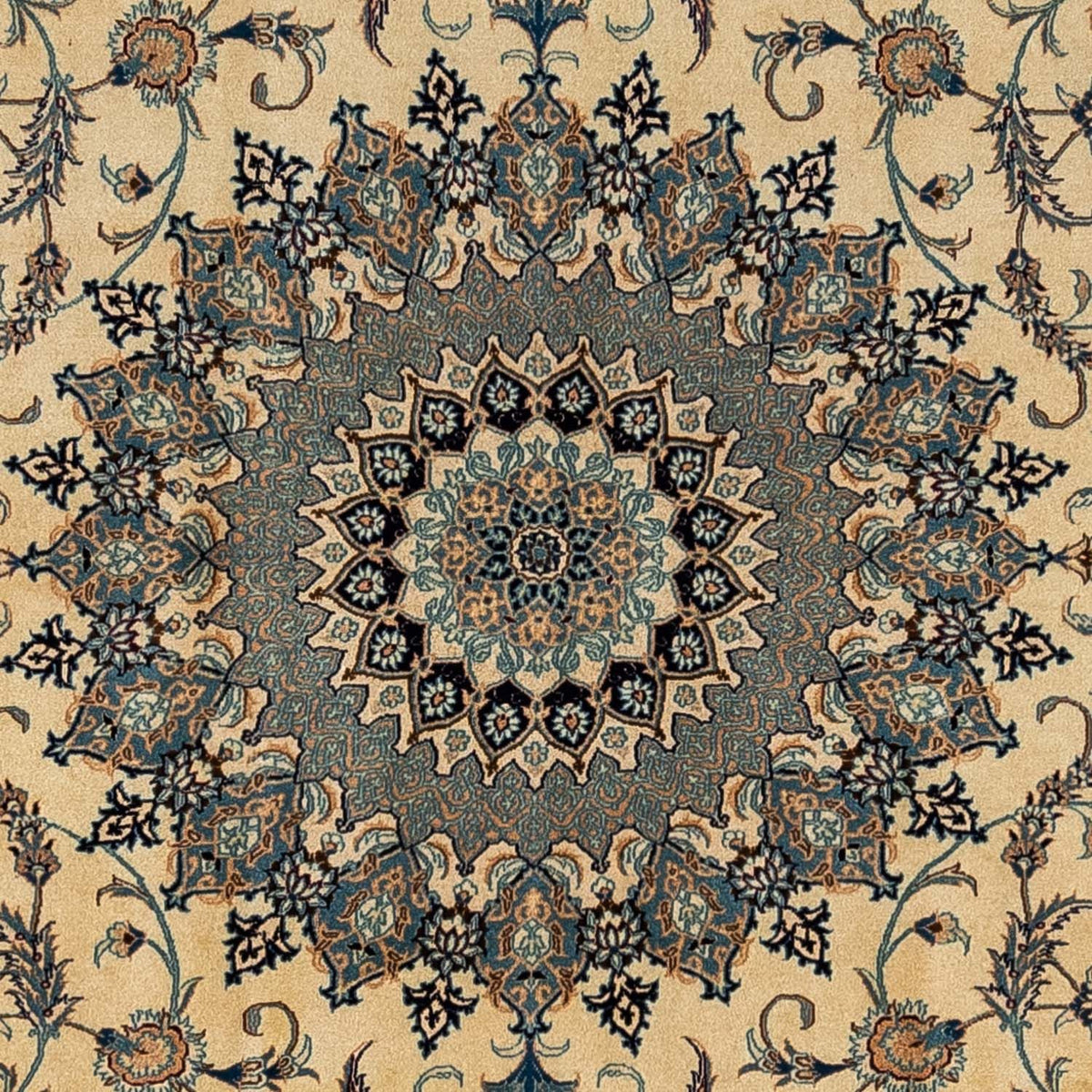 Alfombra Persa - Nain - Prima - 356 x 250 cm - beige oscuro