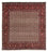 Alfombra persa - Bidjar cuadrado - 204 x 201 cm - rojo oscuro
