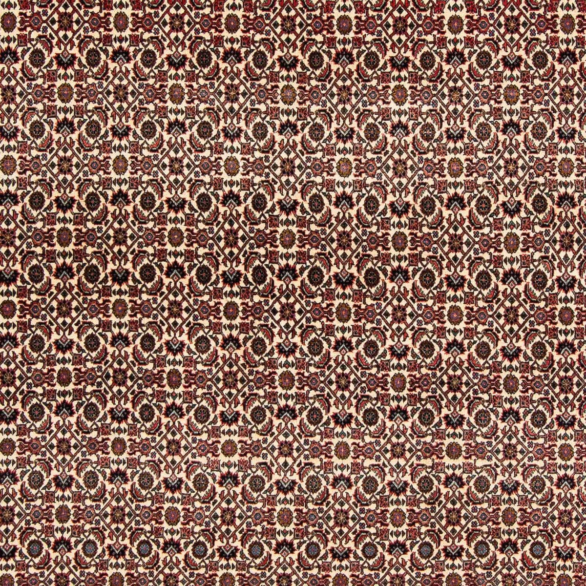 Alfombra persa - Bidjar cuadrado - 204 x 201 cm - rojo oscuro