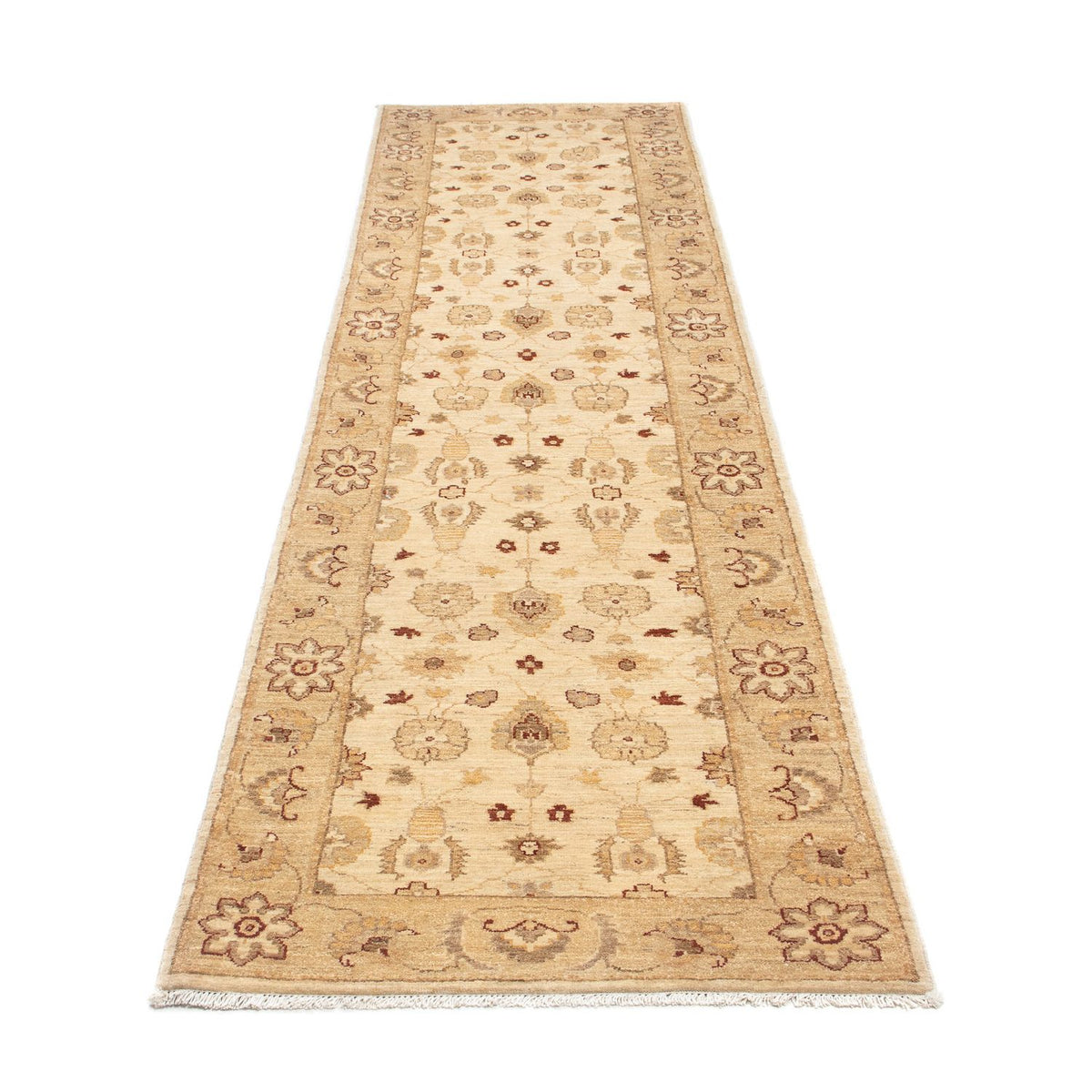 Alfombra de pasillo Alfombra Ziegler - 318 x 81 cm - beige