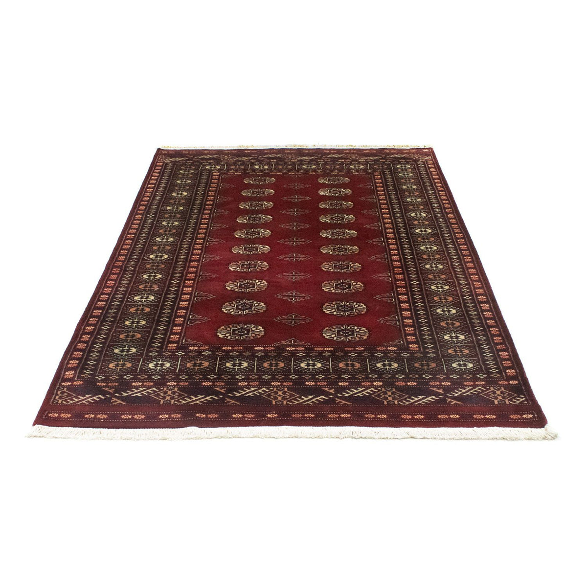 Alfombra afgana - Bukhara - 182 x 123 cm - rojo