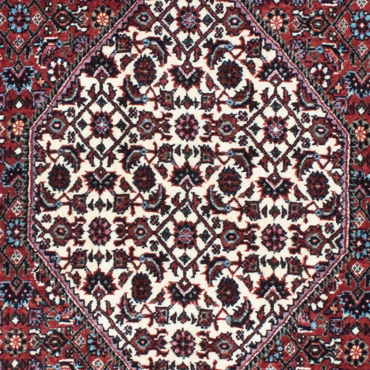 Alfombra de pasillo Alfombra persa - Bidjar - 203 x 70 cm - azul oscuro