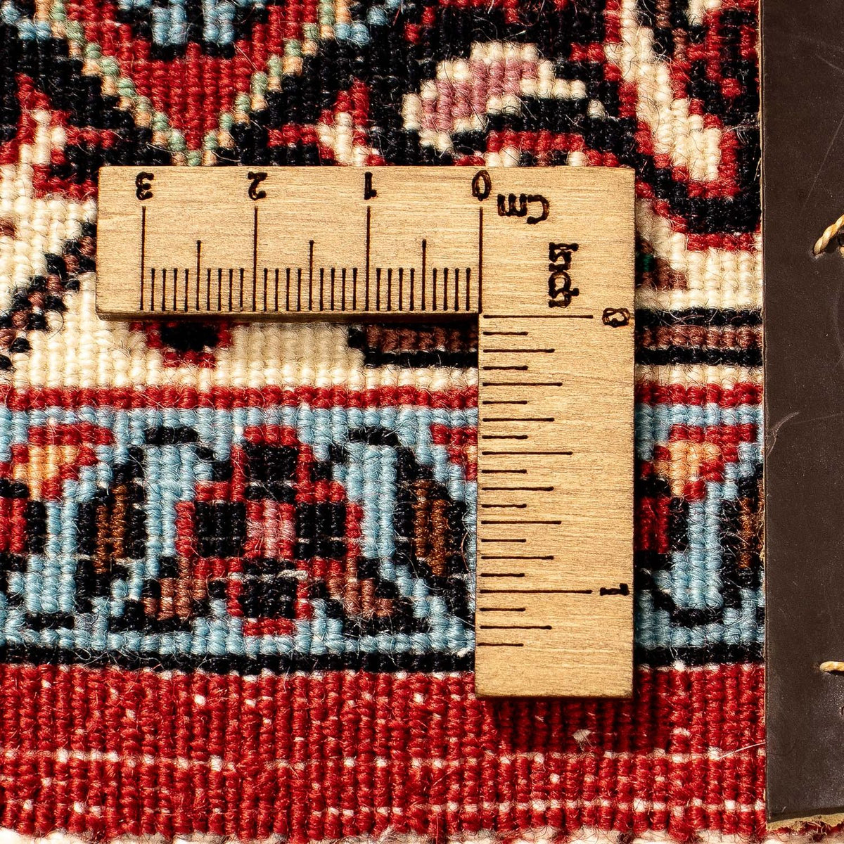 Alfombra de pasillo Alfombra persa - Bidjar - 298 x 83 cm - rojo oscuro