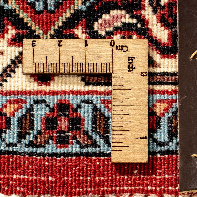 Alfombra de pasillo Alfombra persa - Bidjar - 298 x 83 cm - rojo oscuro