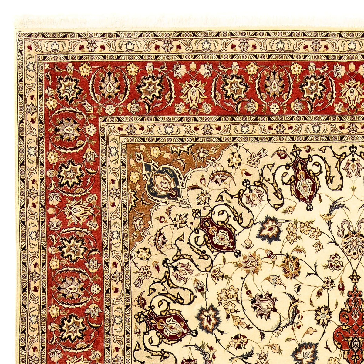 Alfombra Persa - Tabriz - Real - 349 x 252 cm - beige