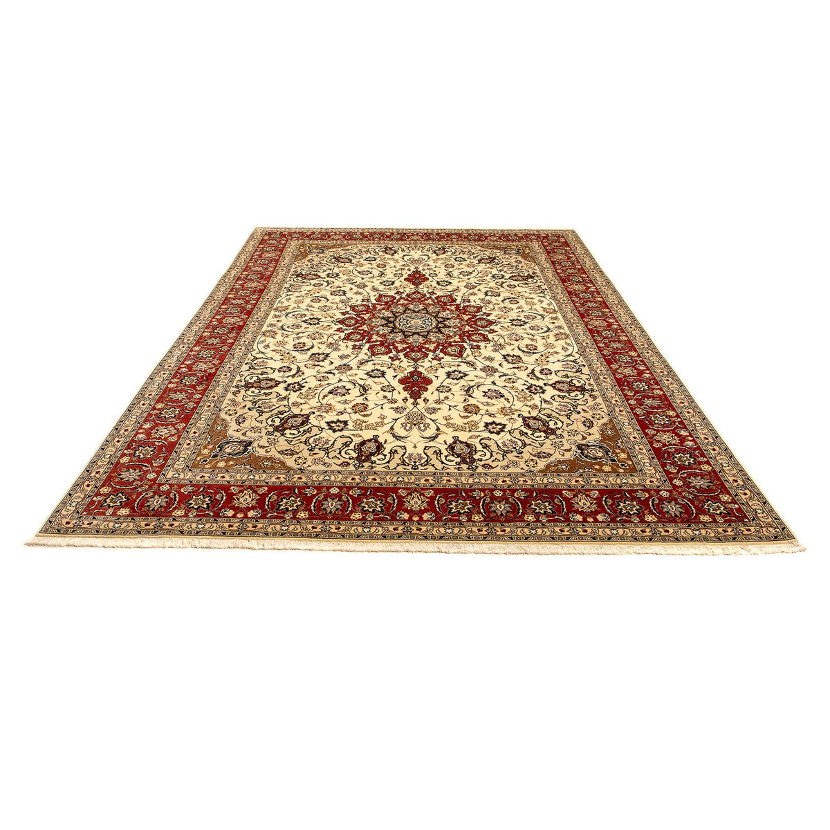 Alfombra Persa - Tabriz - Real - 349 x 252 cm - beige