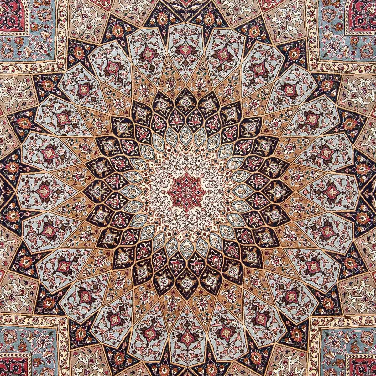 Alfombra Persa - Tabriz - Real - 303 x 254 cm - multicolor