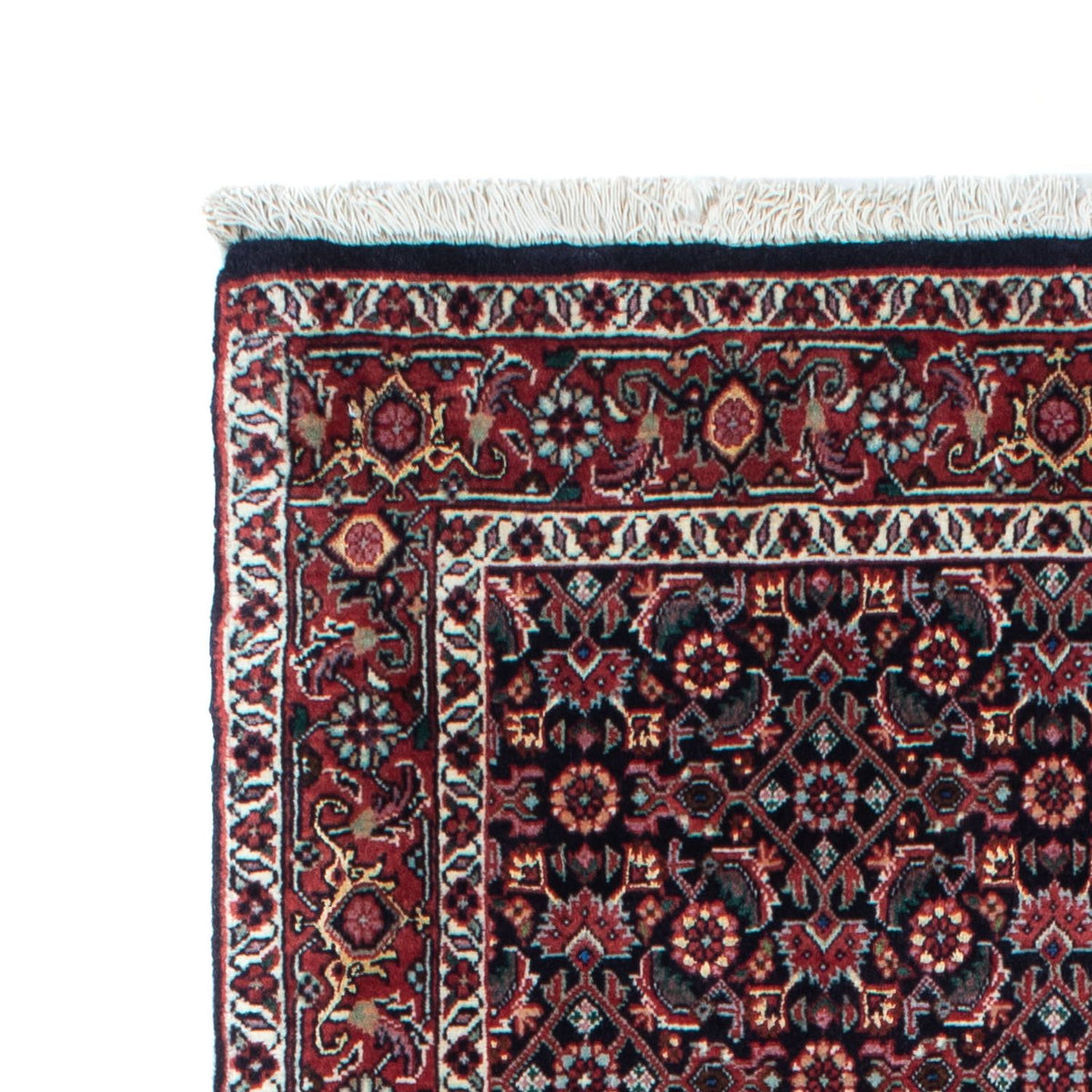 Alfombra de pasillo Alfombra persa - Bidjar - 196 x 74 cm - azul oscuro