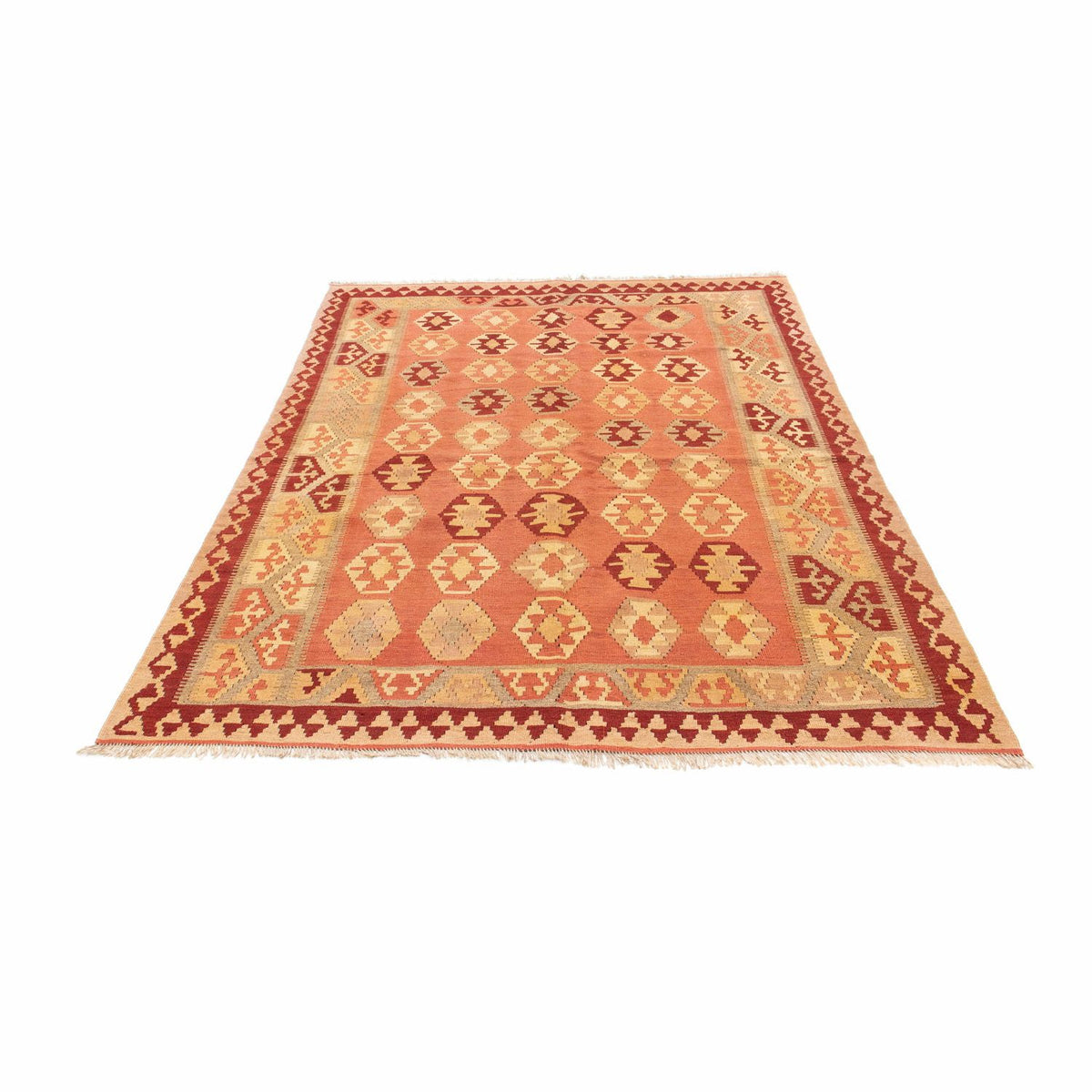 Alfombra Kelim - Oriental - 210 x 154 cm - naranja