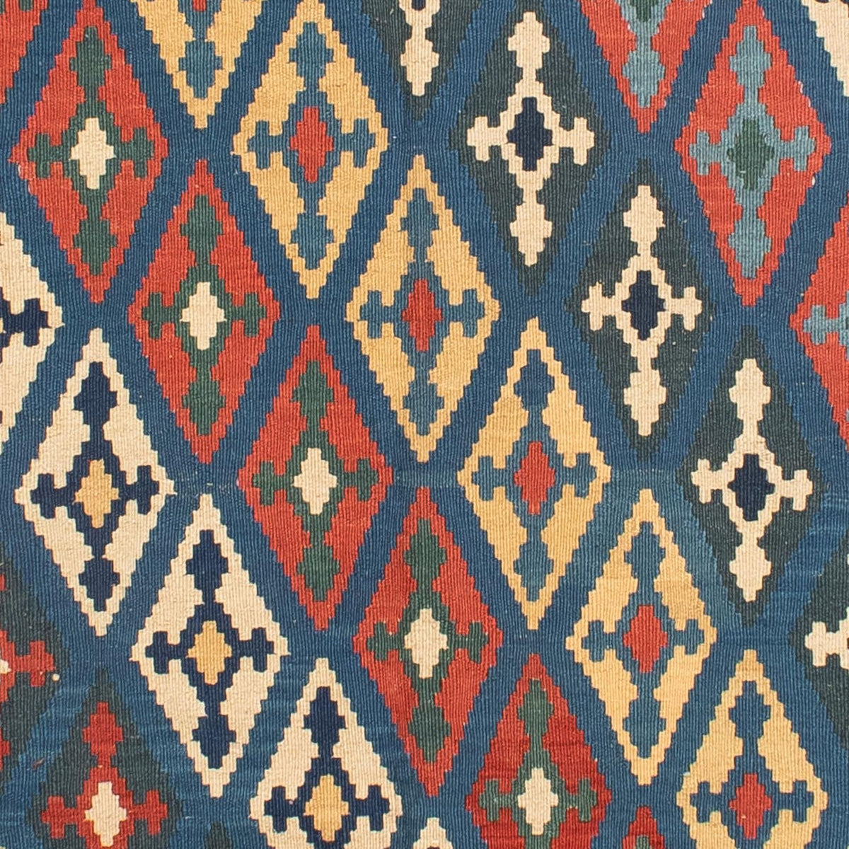 Alfombra Kelim - Oriental - 174 x 148 cm - azul