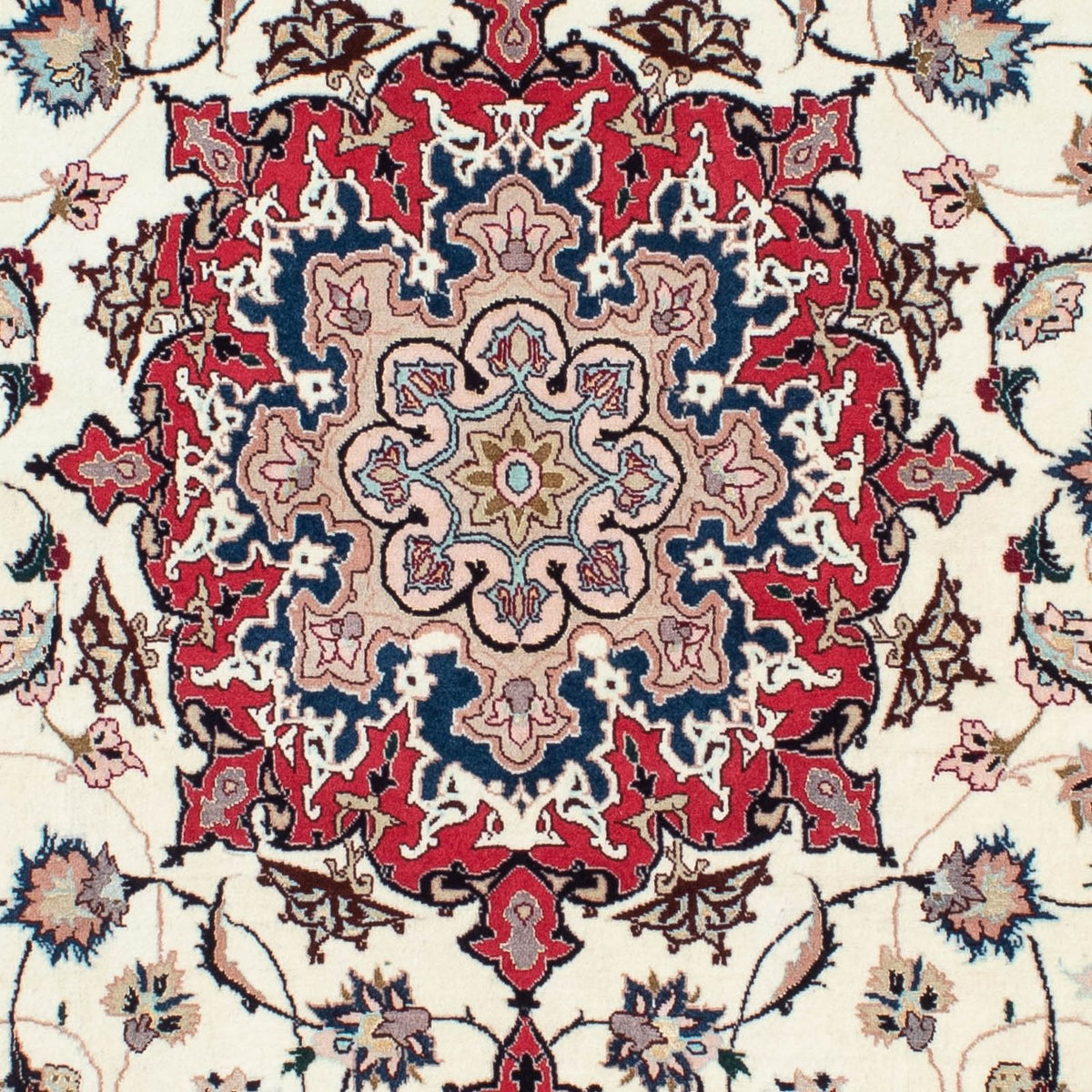Alfombra Persa - Tabriz - Real - 212 x 154 cm - beige