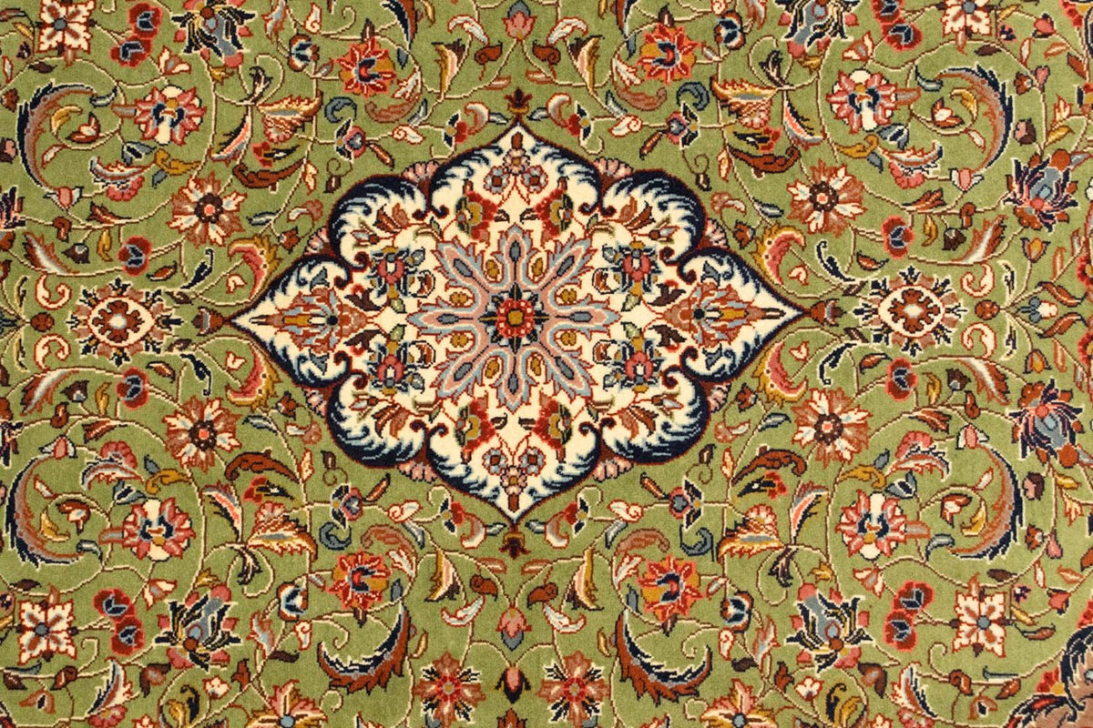 Alfombra persa - Clásica - 153 x 104 cm - verde