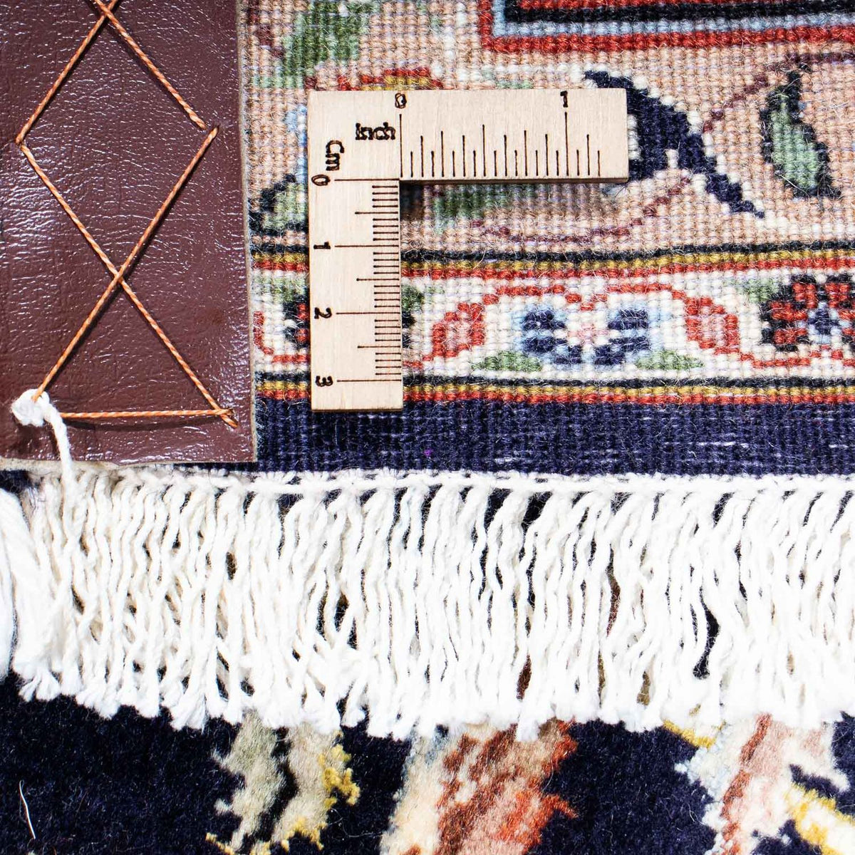 Alfombra persa - Nómada - 225 x 175 cm - azul oscuro