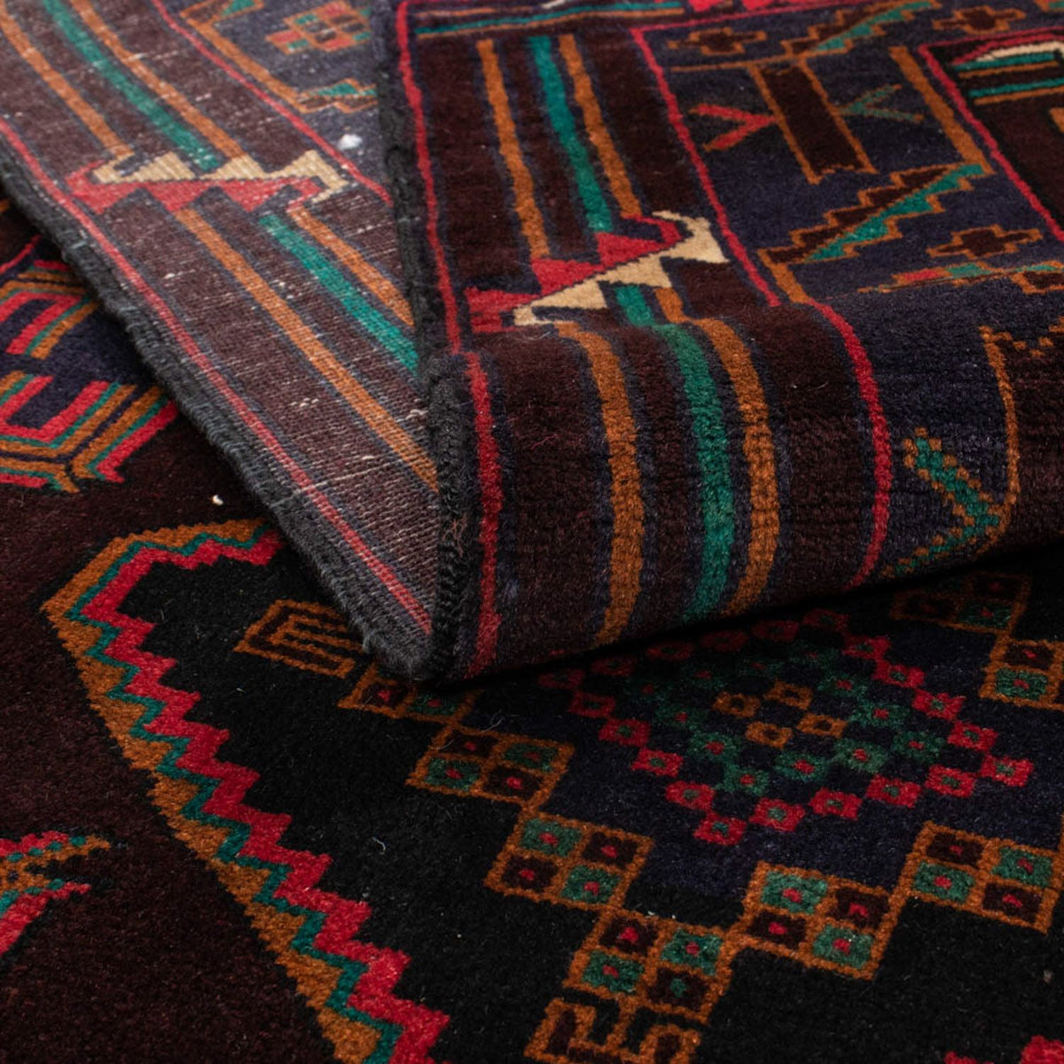 Alfombra de pasillo Alfombra Belutsch - 206 x 108 cm - marrón