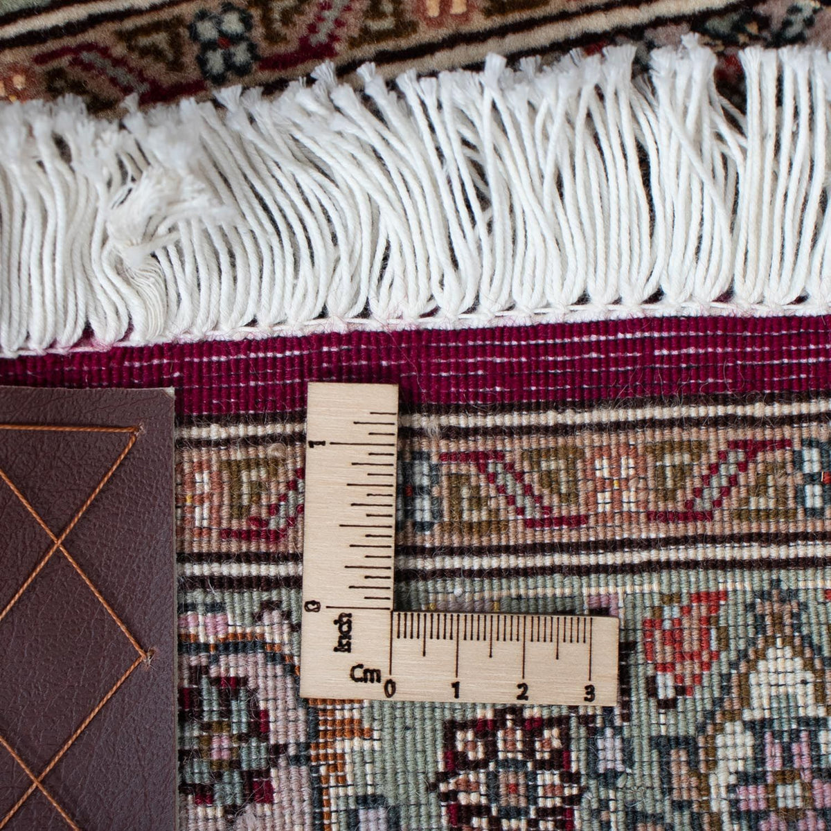 Alfombra Persa - Tabriz - Real - 95 x 61 cm - rojo oscuro