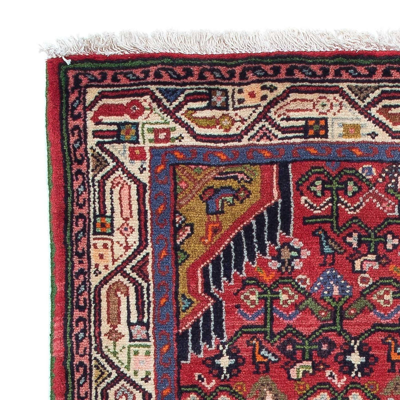 Alfombra persa - Nómada - 129 x 76 cm - rojo